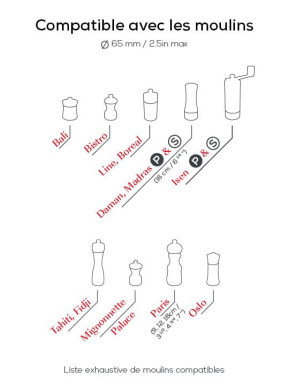 Linea bamboo tray for 2 mills matt black