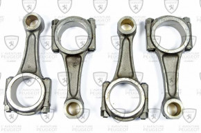 Set of 4 connecting rods