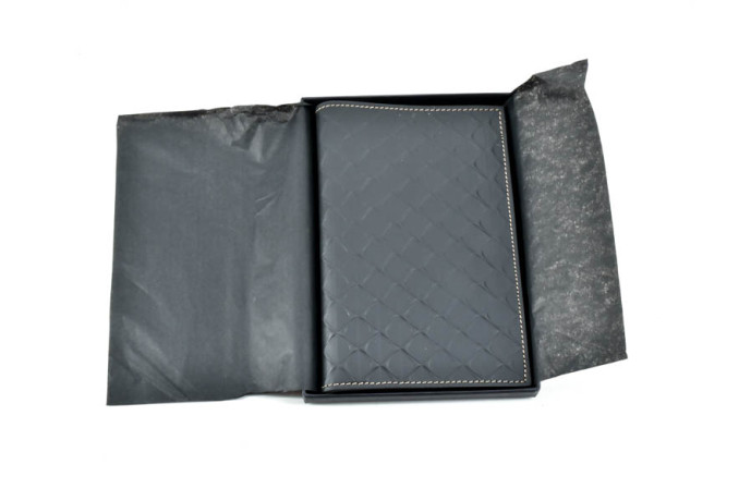 Porte carte grise ds cuir