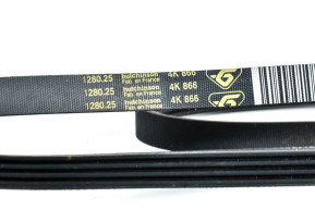 Courroie de pompe a eau longueur 866-k4