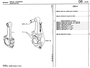Set of 1/2 connecting rod bearings