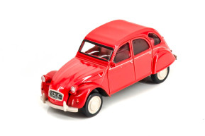 1/43 jet car 2cv 1978 geranium red norev