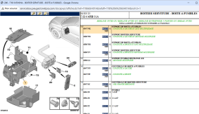 Support de boite a fusibles
