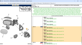 Enjoliveur gousset retroviseur droit
