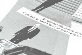 Poster xm - black 
 white - mitterrand