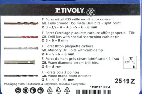 Ranger set - 20-pieces mixed drill bits