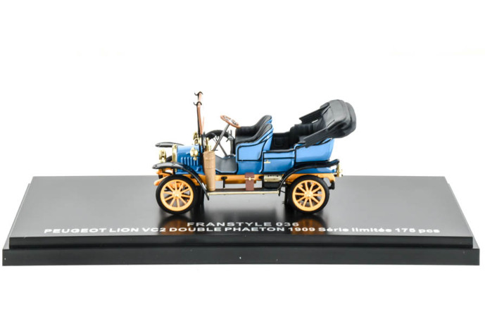 1/43 peugeot vc2 bleue 1909...