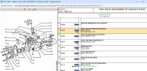 Joint collecteur d'eau moteur