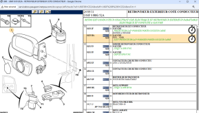 Retroviseur exterieur conducteur gauche