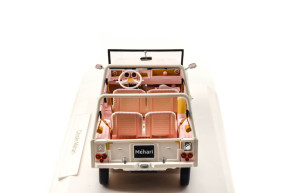 1/18 mehari sorbet rose/blanc - norev