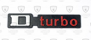 Monogramme arriere d-turbo