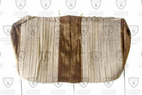 Coiffe de coussin tissu brun