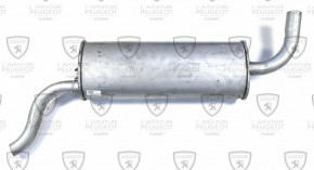 Rear silencer