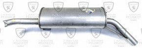Exhaust rear pipe
