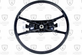 Black bakelite steering wheel