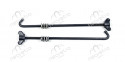 Pair of battery fixing rods