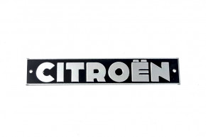Citroen rear bumper monogram