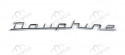 Dauphine chromed metal monogram