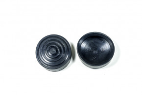 Pair of round pedal covers