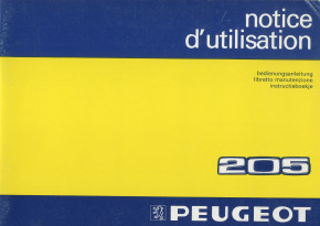 User manual 205 1983