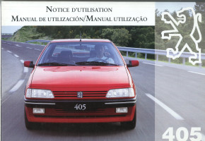 User manual 405 1993
