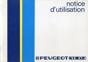 User manual 309 1985