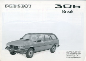 Particularités 305 break 1980