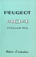 404 u8 850kg maintenance manual