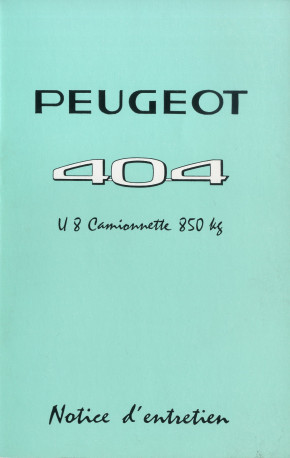 404 u8 850kg service manual