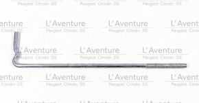 Battery fixing rod