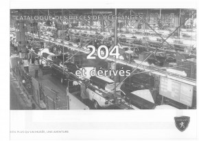 Spare parts catalog 204