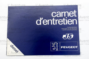 J5 carnet d'entretien...