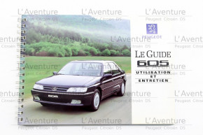 605 notice d'utilisation 1995