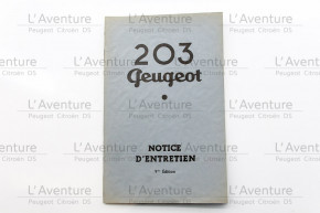 203 notice d'entretien 1953 9 éd.