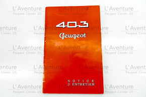 403 maintenance manual 1959