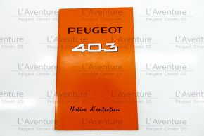 403 maintenance manual 1961