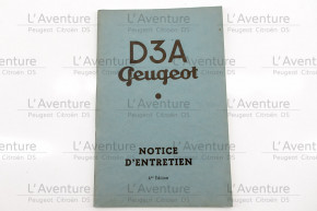 D3a maintenance instructions 4e