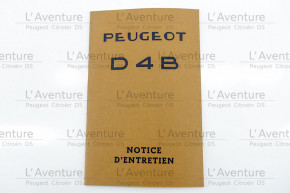 D4b maintenance instructions 1e