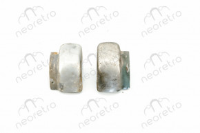 Silver chevron set with staples