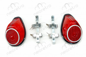 Pair of complete rear wing lights r l