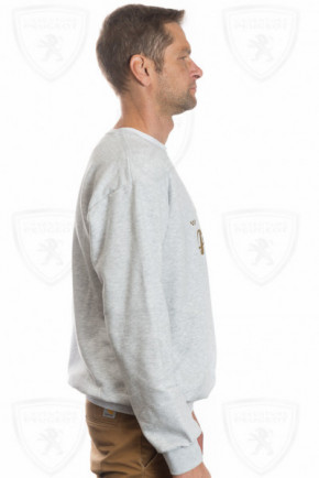 Men's round neck sweatshirt legend gray