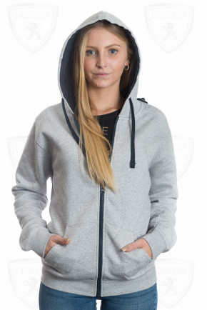 Sweat femme zippe gris avp...