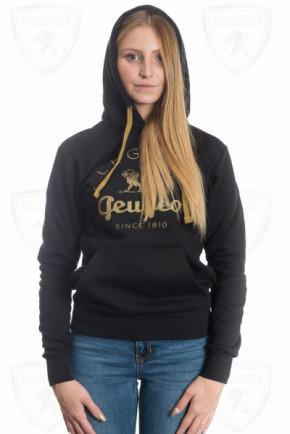 Women's hooded sweatshirt with front pocket le