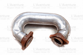 Front exhaust pipe