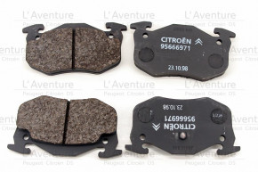 Rear brake pads