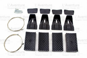 Modul kit for cars without gutters