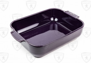 Rectangle dish purple 32cm