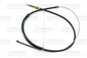 Secondary brake cable.