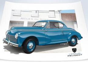 203 coupe bleue 1953 vue av.1 (post)