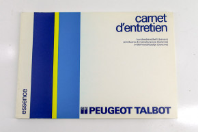 Peugeot talbot petrol maintenance book